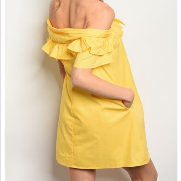 Love Riche Ruffle off the shoulder Bohemian Dress A line light lined new w tags - Picture 2 of 6